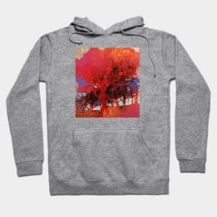 The big red tree in my courtyard Hoodie